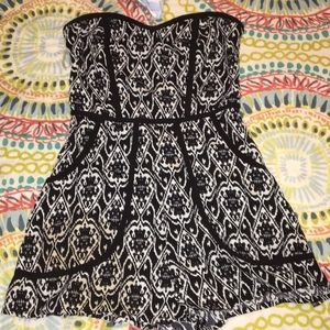 Black and white romper